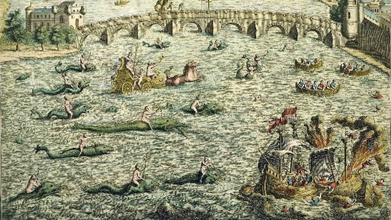 Naumachia a Rouen nel 1550